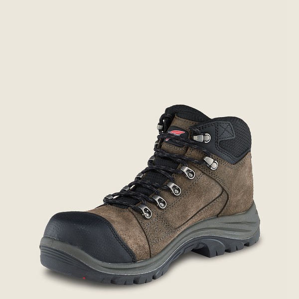 Botas Red Wing Hiking Hombre Marrom/Negros - Trades - 5-Inch Waterproof Safety Toe - 140-LACHRE